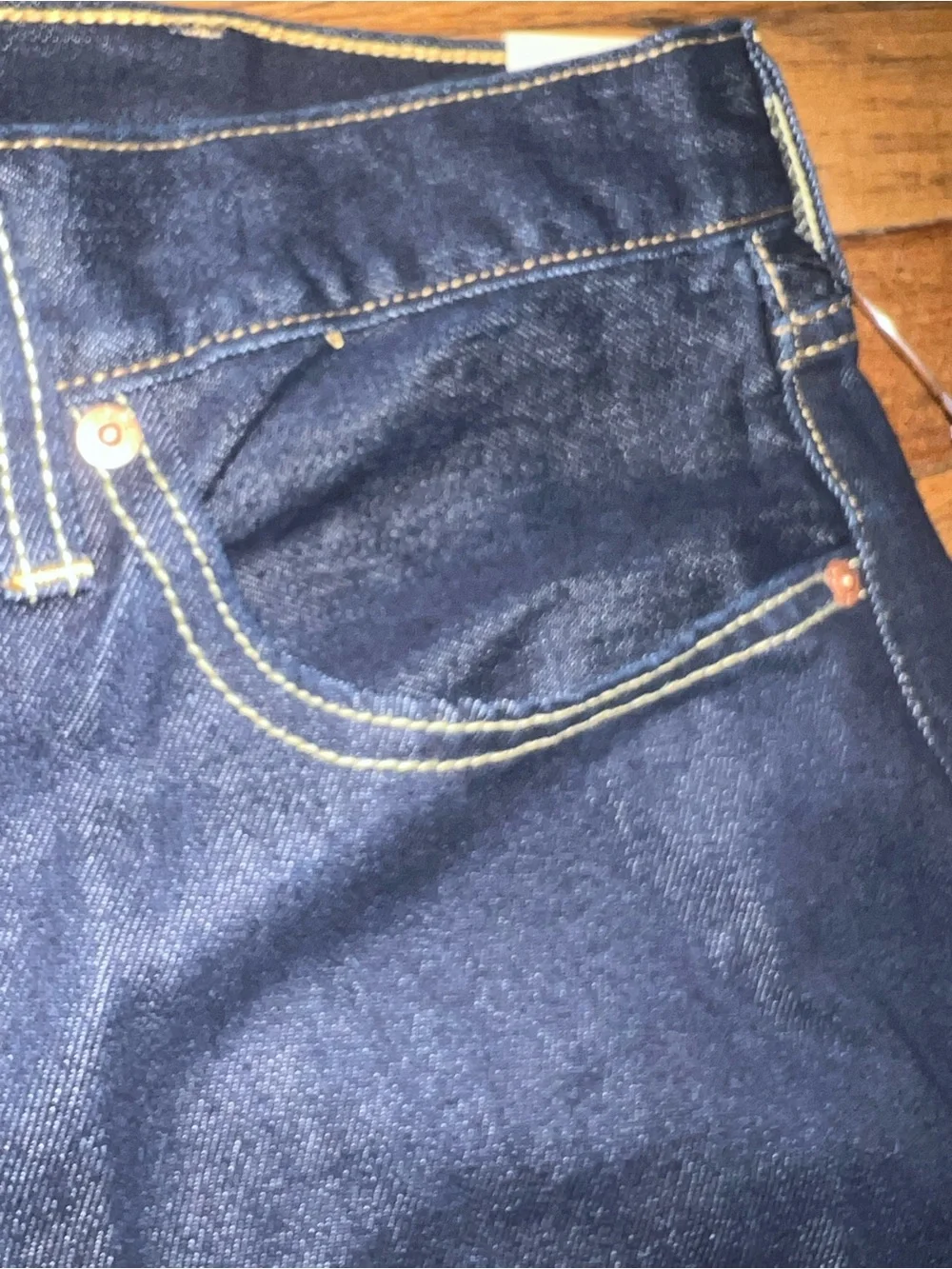 Levi's 512 Men's Jeans Size 38x32 Blue Dark Wash Stretch Slim Taper Pants NWT